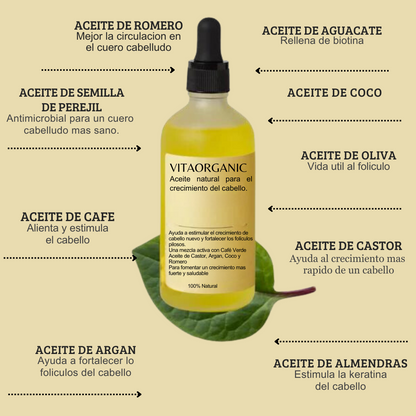 SERUM CRECIMIENTO DEL CABELLO - LUCE UN CABELLO HERMOSO CON CONFIANZA😍