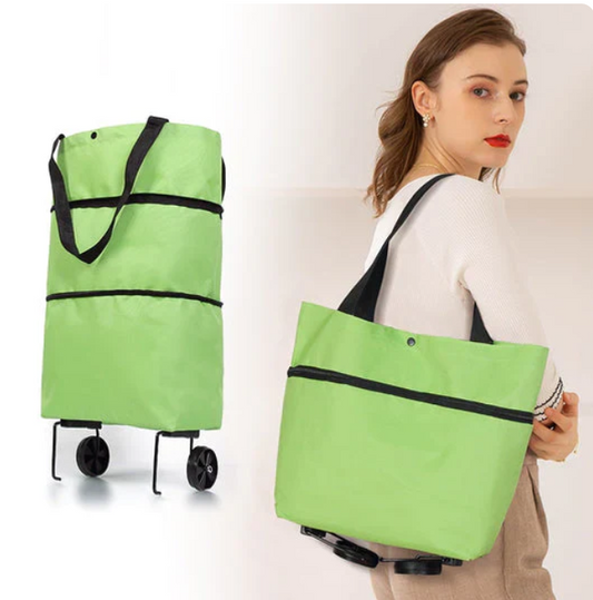 EASYCART - BOLSA 2 EN 1 PLEGABLE PARA COMPRAS🛒